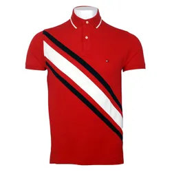 Áo Polo Nam Tommy Hilfiger Branded Men's Polo Shirt 78JA988600 Màu Đỏ Size XS