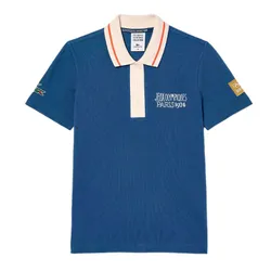 Áo Polo Nữ Lacoste Women's Slim Fit Olympic Special PF7927-IPY Màu Xanh Size 34