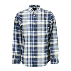 Áo Sơ Mi Dài Tay Nam Gant 19013015930 Màu Xanh Kẻ Size S