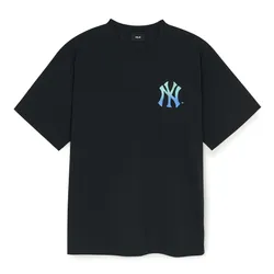 Áo Thun MLB Basic Color Letter Megaover Fit T-Shirt New York Yankees 3ATSB0653-50BKS Màu Đen
