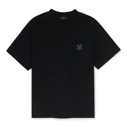 Áo Thun MLB Basic Street Cursive Over Fit T-Shirt New York Yankees 3ATSB5353-50BKS Màu Đen
