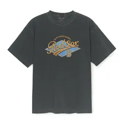 Áo Thun MLB Varsity Vintage Washing Graphic Mega Overfit T-Shirt Boston Red Sox 3ATSV0753-43CGD Màu Xám Size S