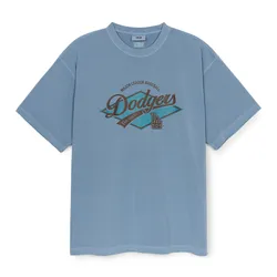 Áo Thun MLB Varsity Vintage Washing Graphic Mega Overfit T-Shirt LA Dodgers 3ATSV0753-07INL Màu Xanh Chàm