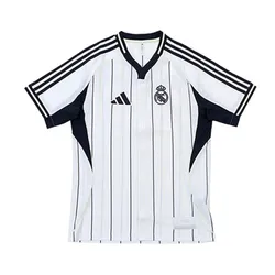 Áo Thun Nam Adidas Men Football Real Madrid US Pack Shirt JN3073 Tshirt Màu Trắng Kẻ Size S (Form Á)