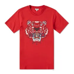 Áo Thun Kenzo Tiger Print T-shirt 5TS0504 186 Màu Đỏ Họa Tiết Size XS