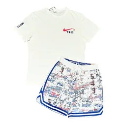 Bộ Quần Áo Cộc Tay Nam Nike x Nocta Cpfm FZ0685-100 / DR2630-100 Màu Trắng/Xanh (Form Á) Size S