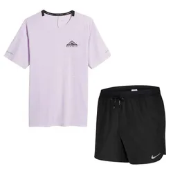 Bộ Quần Áo Nam Nike Dri Fit Trail Solar Chase DV9306-511/CJ5477-010 Màu Đen Tím Size M (Form Á)