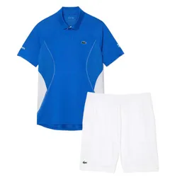 Bộ Quần Áo Nam Lacoste Men's Sport Tennis Novak Djokovic DH7311 10 IXW/ GH6961 10 522 Màu Xanh Trắng