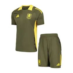 Bộ Thể Thao Adidas Aston Villa Training Jersey Màu Xanh Olive Size S (Form Âu)