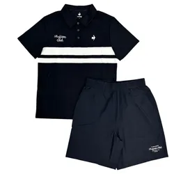 Bộ Thể Thao Nam Le Coq Sportif Men's French Rooster Black Màu Đen Size S