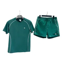 Bộ Thể Thao Nam Wilson Daily Sports Màu Xanh Cổ Vịt Size S (Form China)