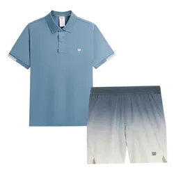 Bộ Thể Thao Nam Wilson WM00502511/WM20007512 Màu Xanh (Form Á) Size S