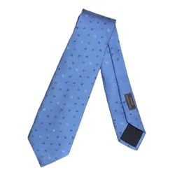 Cà Vạt Hermès Cravate H Scintillant Ciel /Marine /Bleu Gris Màu Xanh Navy