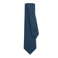 Cà Vạt Nam Hermès Cravate Faconnee New H Bleu De Chine Màu Xanh Navy