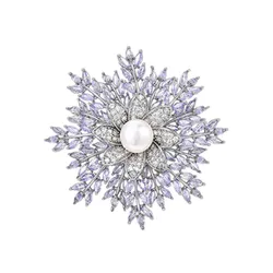 Cài Áo Nữ Meri Purple Blossom BR861 Màu Tím