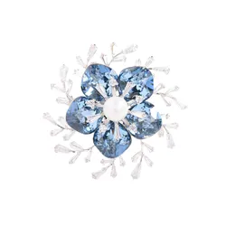 Cài Áo Nữ Meri Radiant Blue BR885 Màu Xanh Blue