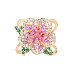 Cài Khăn Nữ Meri Pink Blossom BR878 Màu Hồng
