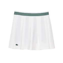 Chân Váy Lacoste Pique Sport Skirt With Liner JF0990 54G 7WJ Màu Trắng Size 34