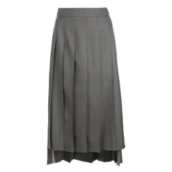 Chân Váy Nữ Thom Browne FGC400A/00626415 Màu Ghi Size 42