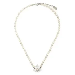 Dây Chuyền Nữ Vivienne Westwood Olympia Pearl Necklace Màu Trắng
