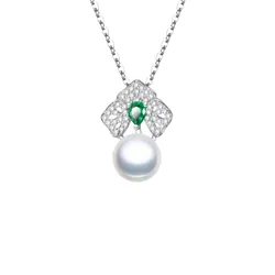 Dây Chuyền Nữ Kya Jewel Forest Bloom Pearl JSN4 Màu Bạc