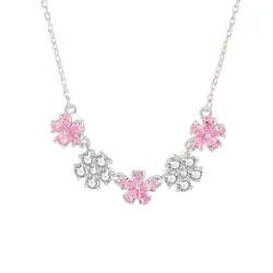 Dây Chuyền Nữ Kya Jewel Pure Blossom KN2 Màu Bạc/Hồng
