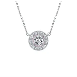 Dây Chuyền Nữ Kya Jewel Romantic Circle SN134 Màu Bạc