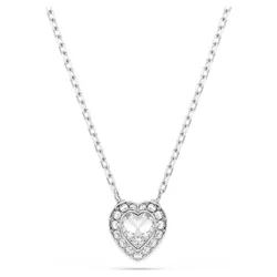 Dây Chuyền Nữ Swarovski Ariana Grande x Swarovski Pendant Mixed Cuts, Heart, White, Rhodium Plated 5720852 Màu Trắng Bạc