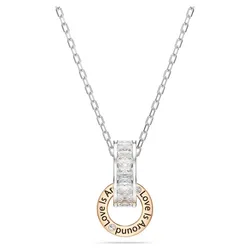 Dây Chuyền Nữ Swarovski Connexus Pendant Mixed Cuts Love Is Around White Mixed Metal Finish 5691179 Màu Bạc/ Vàng Hồng