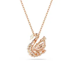 Dây Chuyền Nữ Swarovski Pendant Mixed Cuts, Swan, Pink 5732414 Màu Vàng Hồng