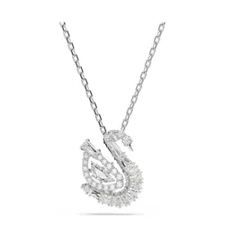 Dây Chuyền Nữ Swarovski Swan Pendant Mixed Cuts Swan White 5732412 Màu Trắng Bạc