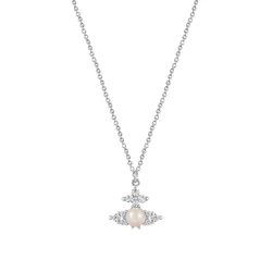 Dây Chuyền Nữ Vivienne Westwood Necklace 34 Màu Bạc