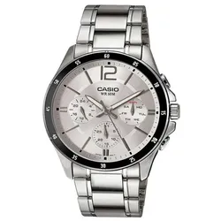 Đồng Hồ Nam Casio MTP-1374D-7AVDF Màu Bạc Trắng