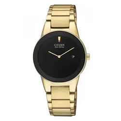 Đồng Hồ Nữ Citizen Eco Drive GA1052-55E Màu Đen - Vàng