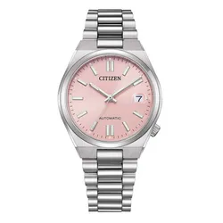 Đồng Hồ Citizen Tsuyosa Mechanical NJ0200-50Z 37mm Màu Hồng Bạc