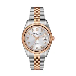 Đồng Hồ Nam Bentley Automatic BL2333-15MTCI-R 40mm Màu Bạc - Vàng Hồng