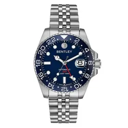 Đồng Hồ Nam Bentley Sea God Warriors BL2335-15MWNI Màu Xanh Bạc