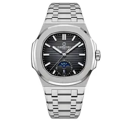 Đồng Hồ Nam Carnival Automatic 8110G1-VT-D Màu Bạc Đen