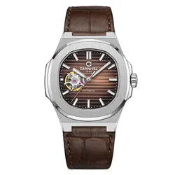 Đồng Hồ Nam Carnival 8128G1-VT-DD-N Màu Nâu Bạc