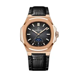 Đồng Hồ Nam Carnival Automatic 8110G1-VH-DD-D Màu Đen Vàng Hồng