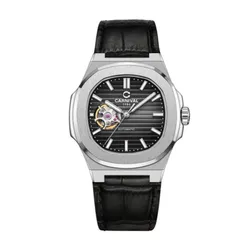 Đồng Hồ Nam Carnival Automatic Watch 8128G1-VT-DD-D Màu Đen Bạc