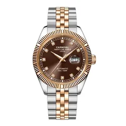 Đồng Hồ Nam Carnival Automatic Watch 8131G-CH-N Màu Bạc Vàng Hồng