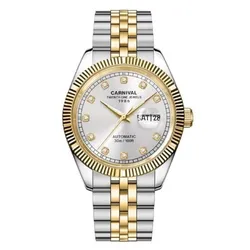 Đồng Hồ Nam Carnival Automatic Watch 8131G-CV-T Màu Demi Mặt Bạc