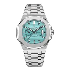 Đồng Hồ Nam Carnival Automatic Watch 8158G-VT-XD Màu Bạc/Xanh Ngọc