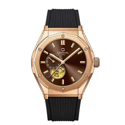 Đồng Hồ Nam Carnival Automatic Watch 8189G-VH-DCS-N Màu Đen/Nâu