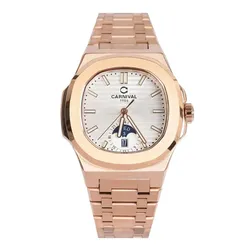 Đồng Hồ Nam Carnival Watch 8110G1-VH-T Màu Vàng Hồng