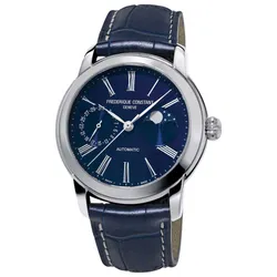 Đồng Hồ Nam Frederique Constant Moonphase Manufacture FC-712MN4H6 (FC712MN4H6) Màu Xanh Bạc