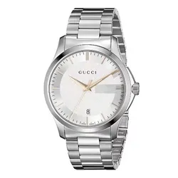 Đồng Hồ Nam Gucci G-Timeless Watch YA126442 Màu Bạc Trắng