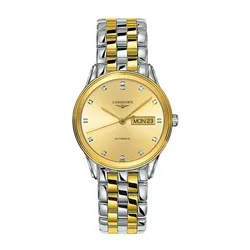 Đồng Hồ Nam Longines Automatic L4.899.3.37.7 Màu Vàng Bạc