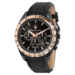 Đồng Hồ Nam Maserati Men's Traguardo Watch R8871612036 Màu Đen - Vàng